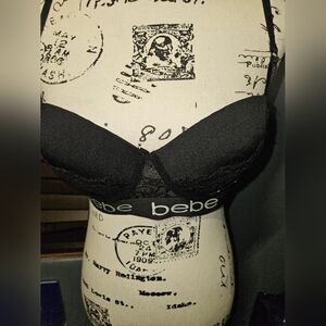 Bebe Womans Black Bra Size 36D